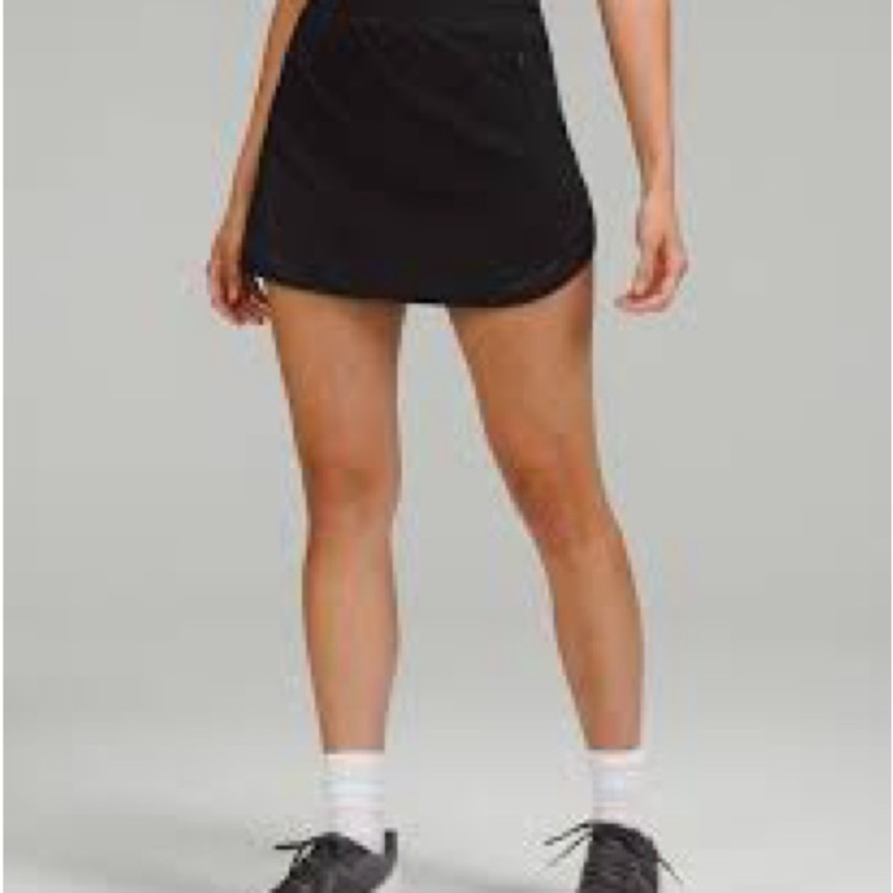 Lululemon Athletica Black Skater Mini Skirt Athletic